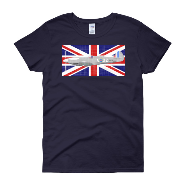 Battle of Britain Tribute: Women's Gildan short sleeve t-shirt