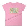 Londontown Map - Women's short sleeve t-shirt