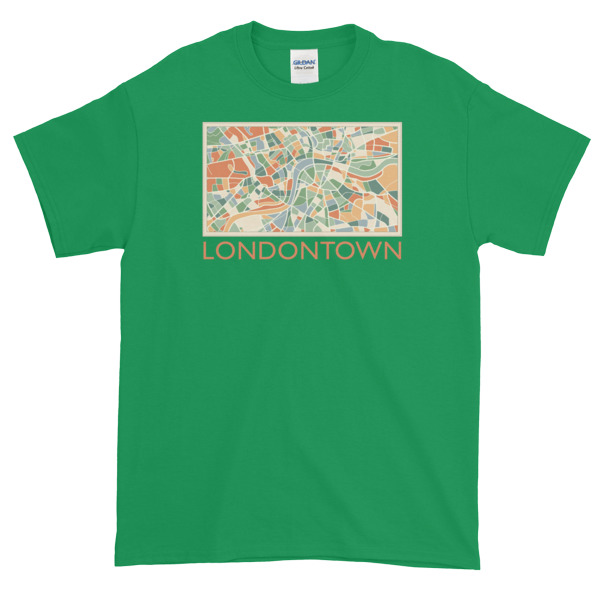 Londontown Map - Short-Sleeve T-Shirt - Image 6