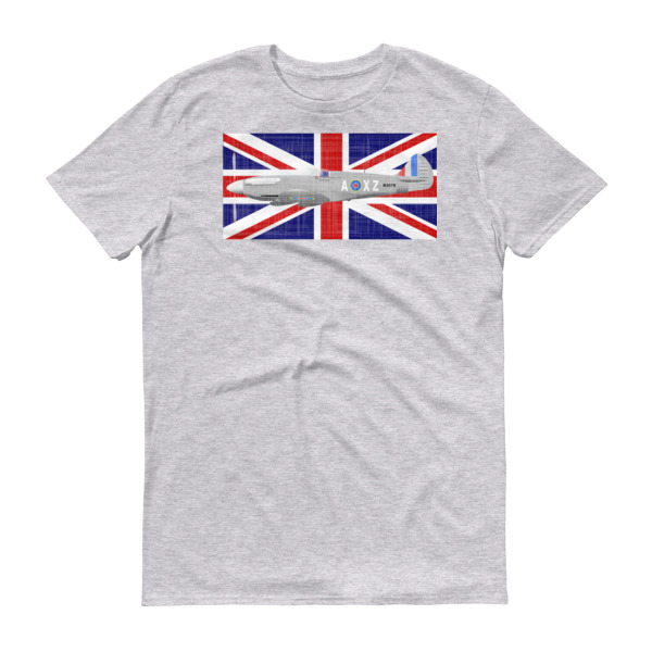 Battle of Britain Tribute: Men's Soft-style Short-Sleeve T-Shirt - Image 5