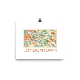 Londontown Map - Poster