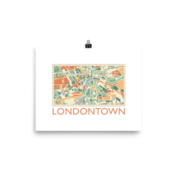 Londontown Map - Poster