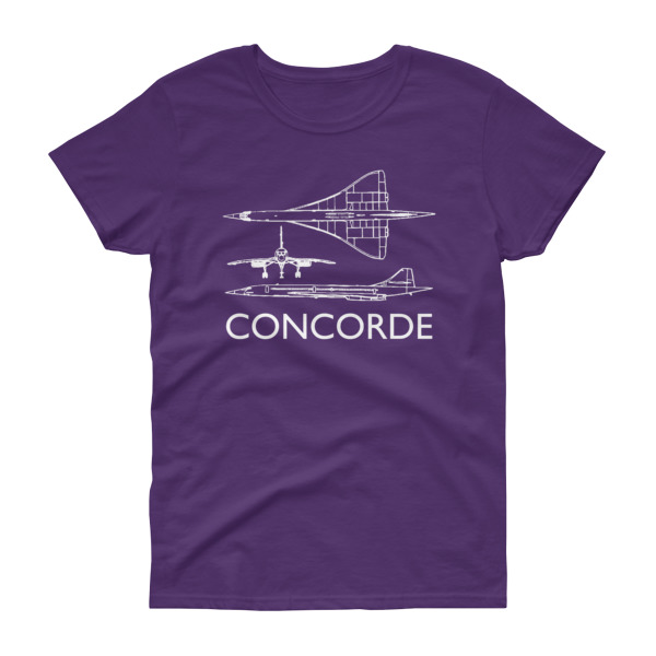 Concorde Schematic - Women's short sleeve t-shirt - Image 4