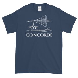 Concorde Schematic - Men's Gildan Short-Sleeve T-Shirt