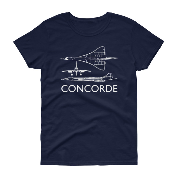 Concorde Schematic - Women's short sleeve t-shirt
