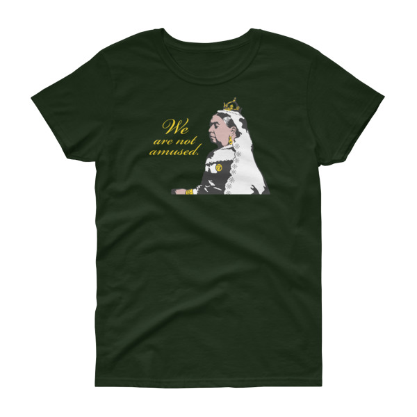 We Are Not Amused - Women's Gildan short sleeve t-shirt - Image 3