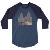 Edinburgh - 3/4 sleeve raglan shirt