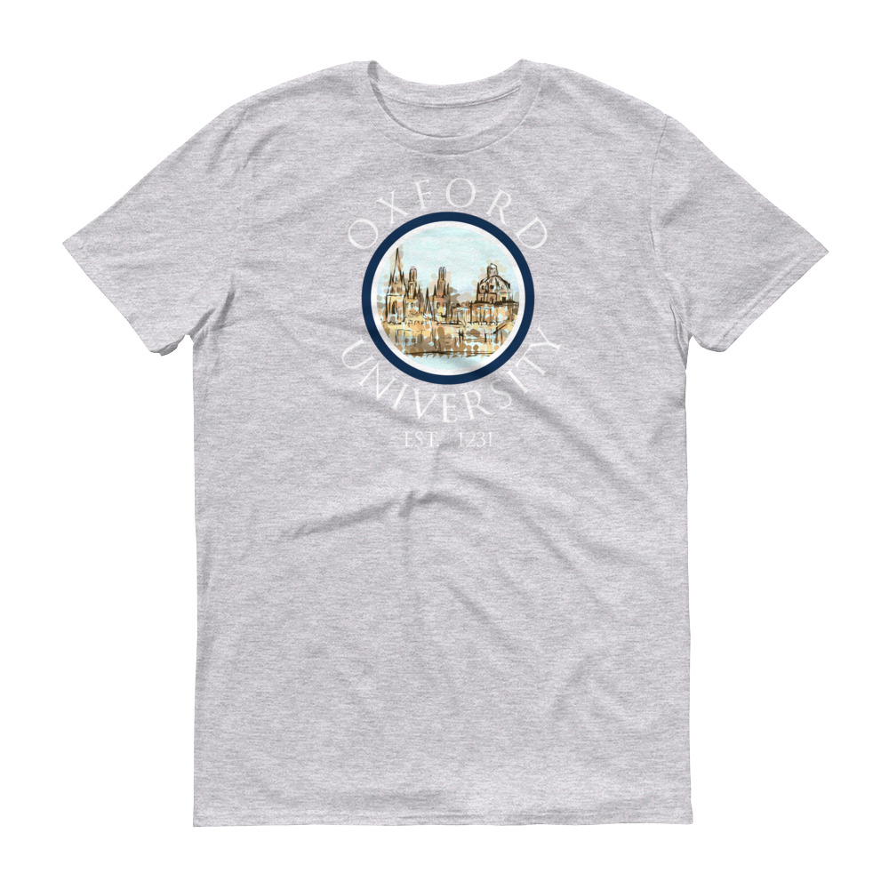 Oxford University Tribute - Men's Soft-style Short-Sleeve T-Shirt - Image 2