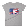 American Born, British at Heart - Women's Soft-style short sleeve t-shirt