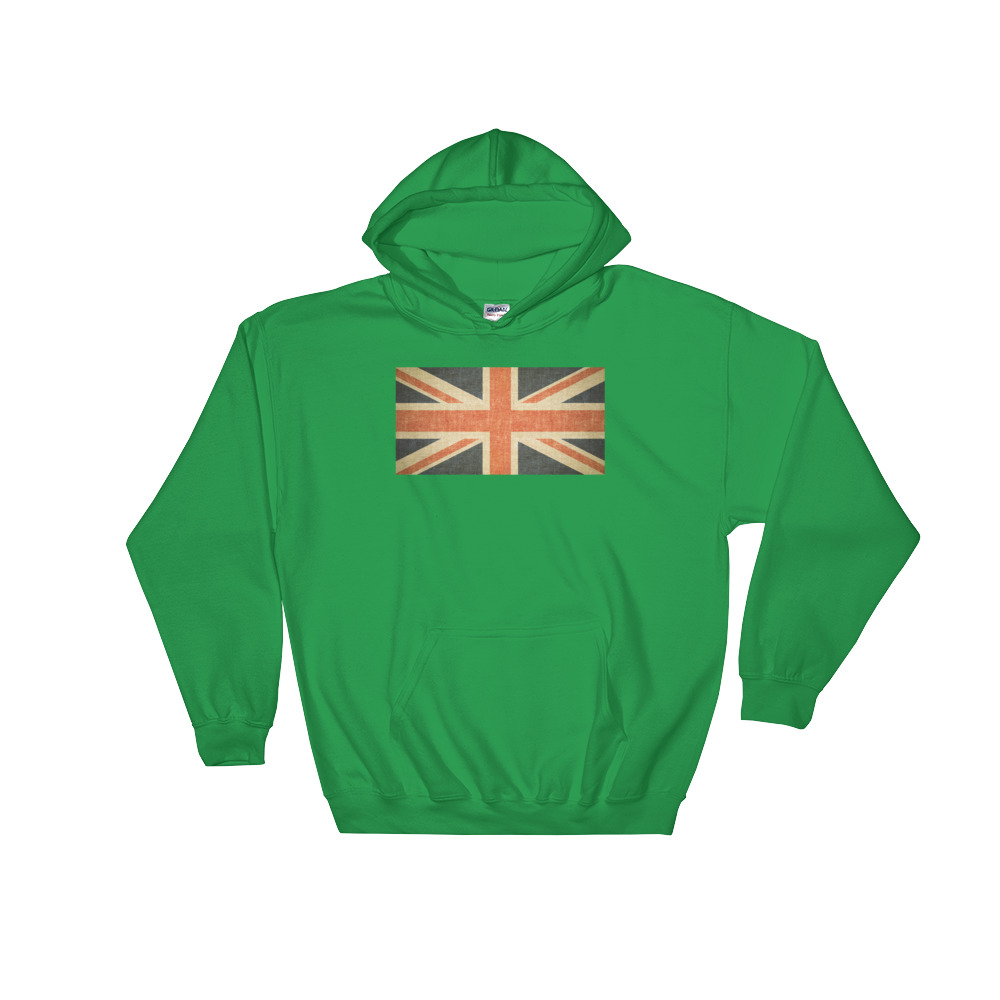 Vintage Union Jack - Hooded Sweatshirt - Image 6