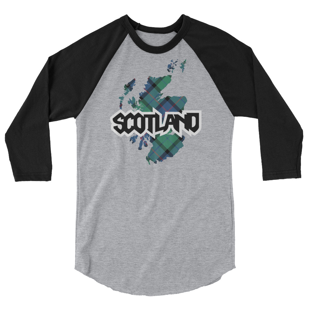 Scotland 2018 - 3/4 sleeve raglan shirt
