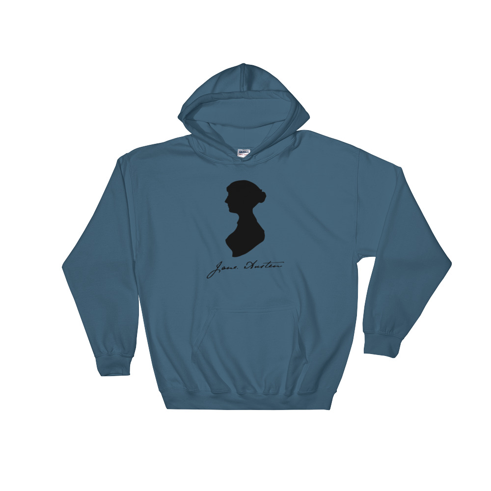 Jane Austen - Hooded Sweatshirt - Image 2