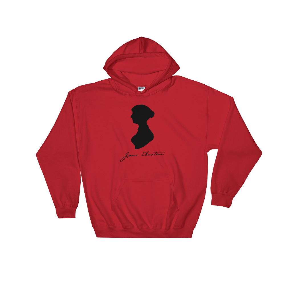 Jane Austen - Hooded Sweatshirt - Image 5