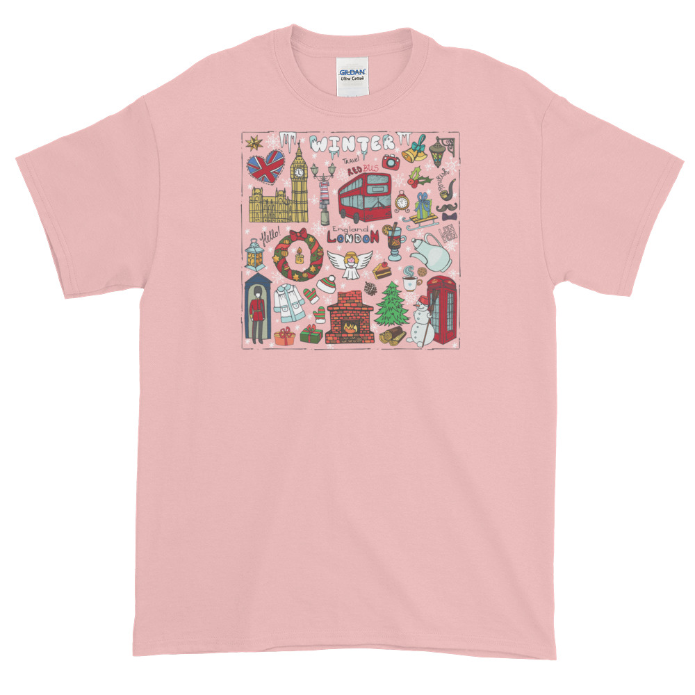 Christmas in London - Men's Gildan Short-Sleeve T-Shirt - Image 9