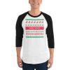 Scottish Christmas - 3/4 sleeve raglan shirt