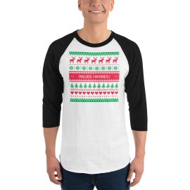 Scottish Christmas - 3/4 sleeve raglan shirt