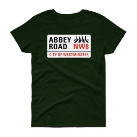 Anglotees Classic Design: Abbey Road Beatles Tribute - Women's short sleeve t-shirt