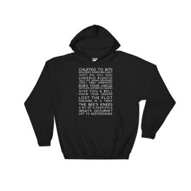 Anglotees Classic Design: Great British Slang - Hooded Sweatshirt