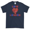 Anglotees Classic Design: Love London - Men's Gildan Short-Sleeve T-Shirt