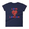 Anglotees Classic Design: Love London - Women's Soft-Style short sleeve t-shirt
