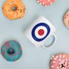 RAF Royal Air Force Roundel Tribute White glossy mug