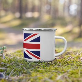 Union Jack Enamel Mug