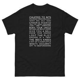 British Slang Bus Blind Men's classic tee