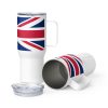 Union Jack Travel mug with a handle