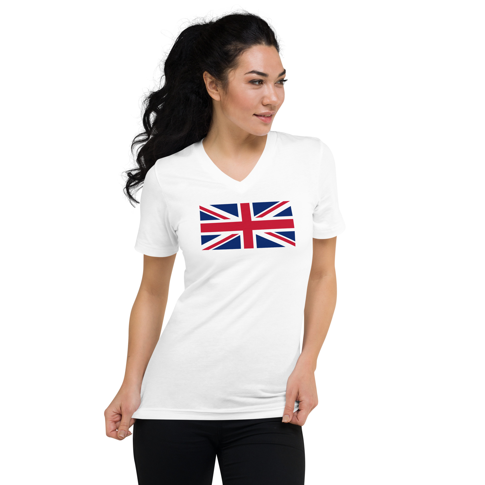 Union Jack Unisex Short Sleeve V-Neck T-Shirt - Image 4