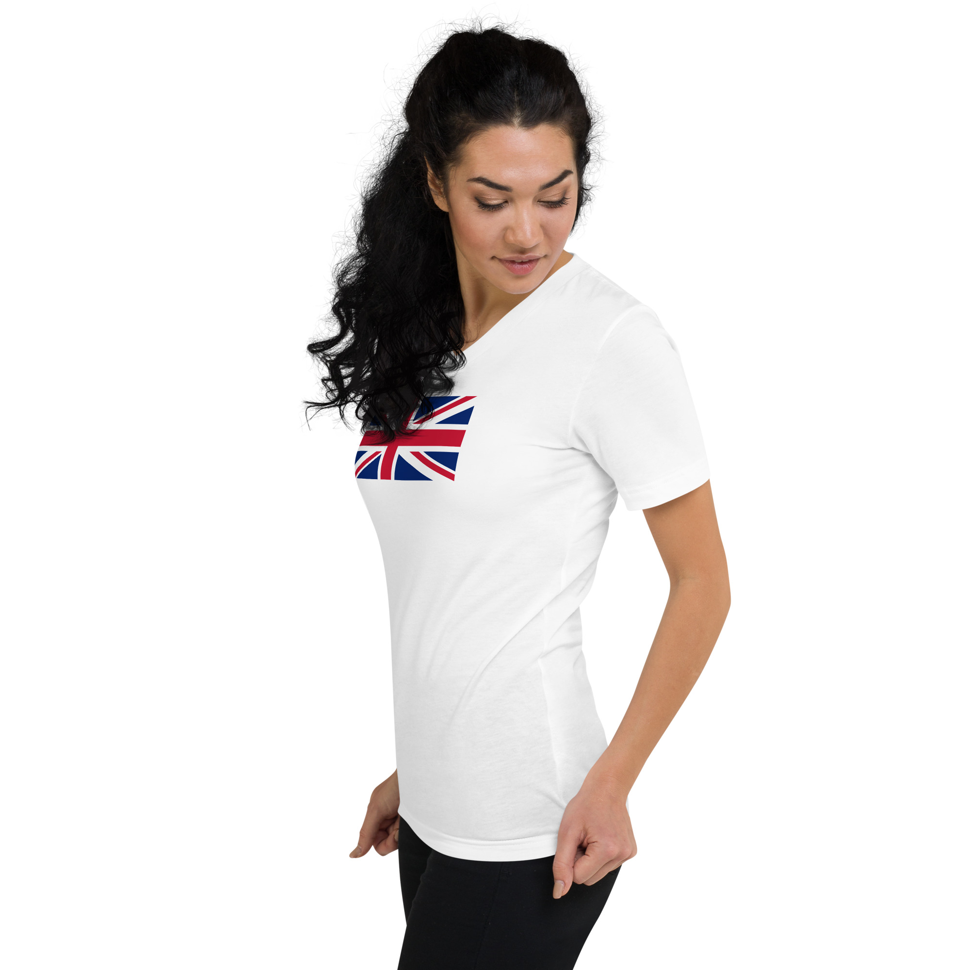 Union Jack Unisex Short Sleeve V-Neck T-Shirt - Image 5