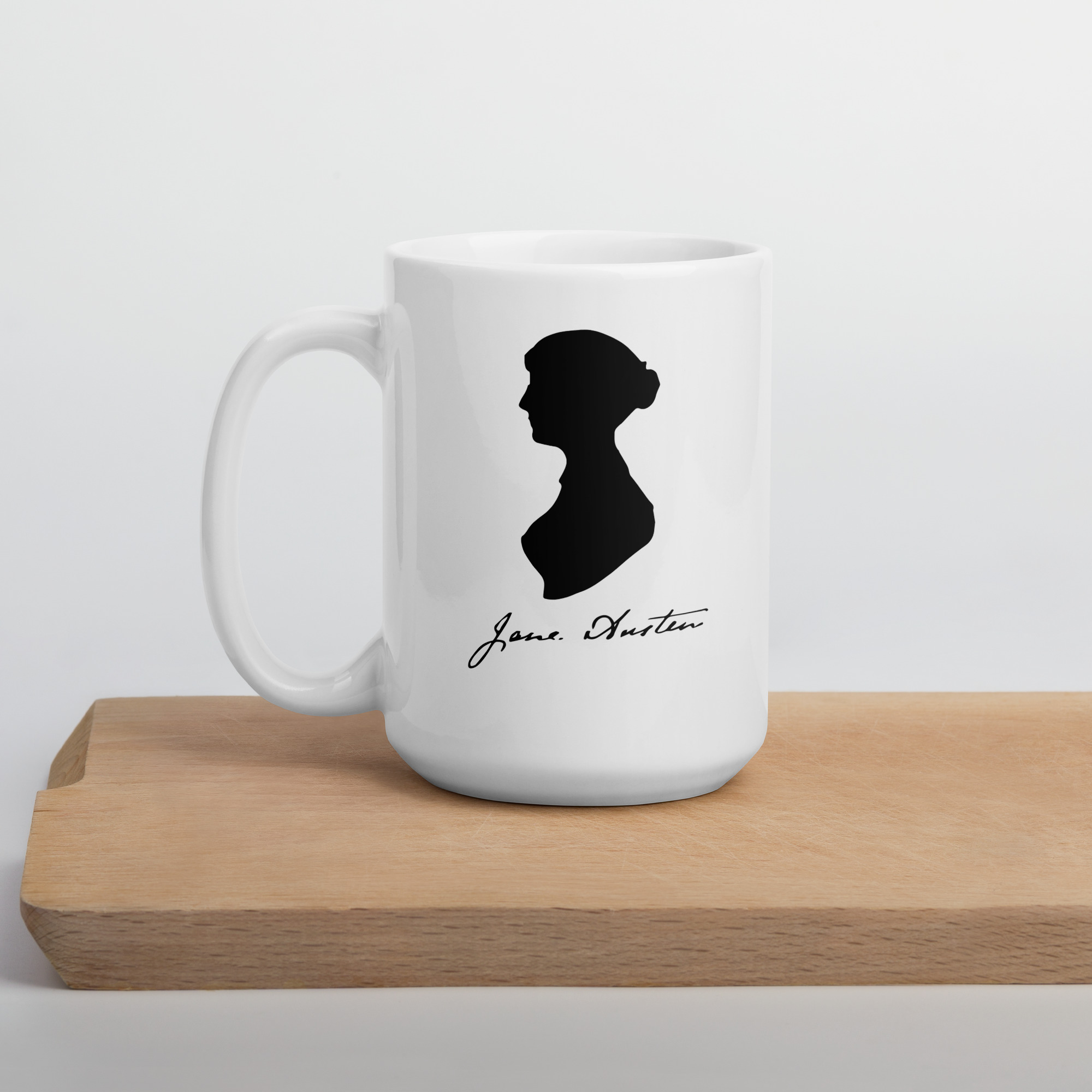 Jane Austen Tribute White glossy mug - Image 7