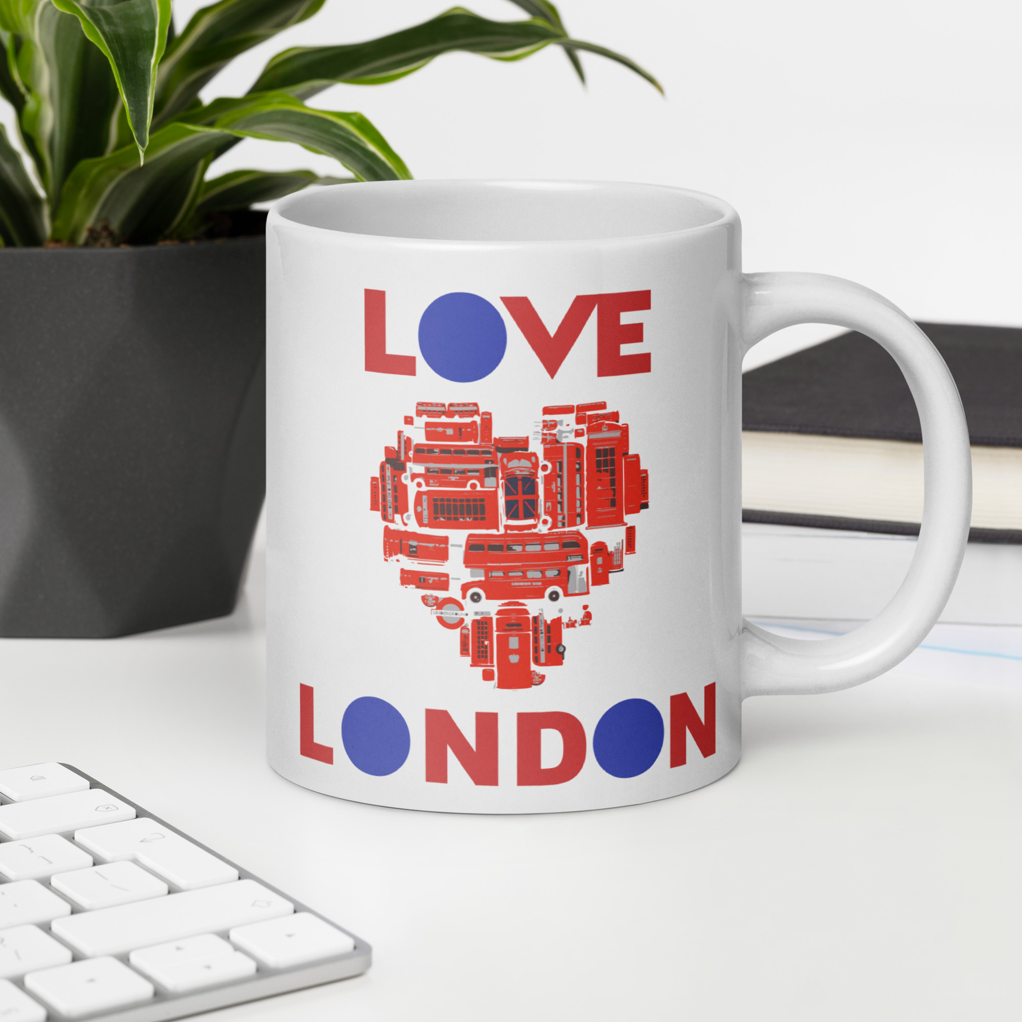Anglotees Classic Design: Love London - Mug - Image 6