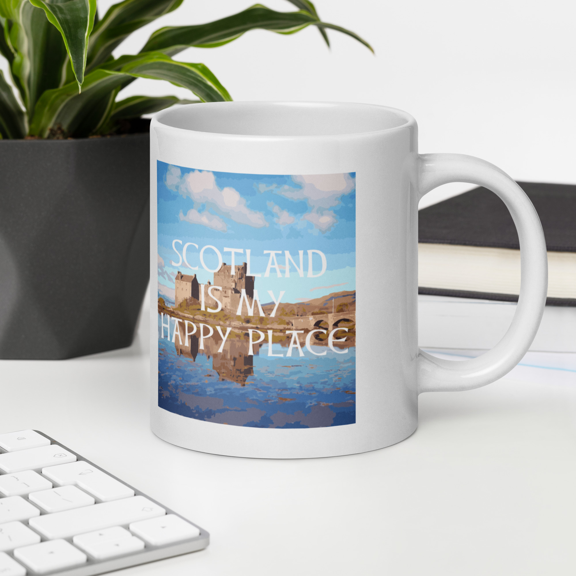 Scotland is my Happy Place - Mug - Image 8