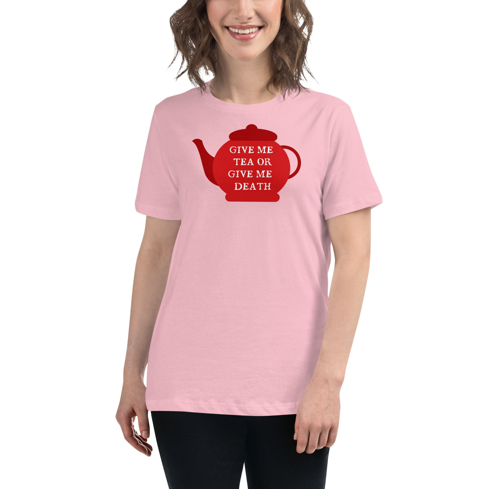 Give Me Tea or Give me Death - Women's Relaxed T-Shirt - Image 12